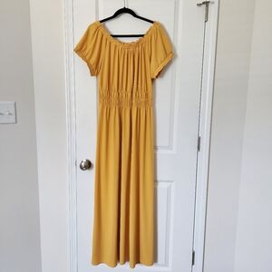 Jessica London Off Shoulder Maxi Dress, size 14